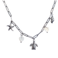 Bedelketting Beach Zilver