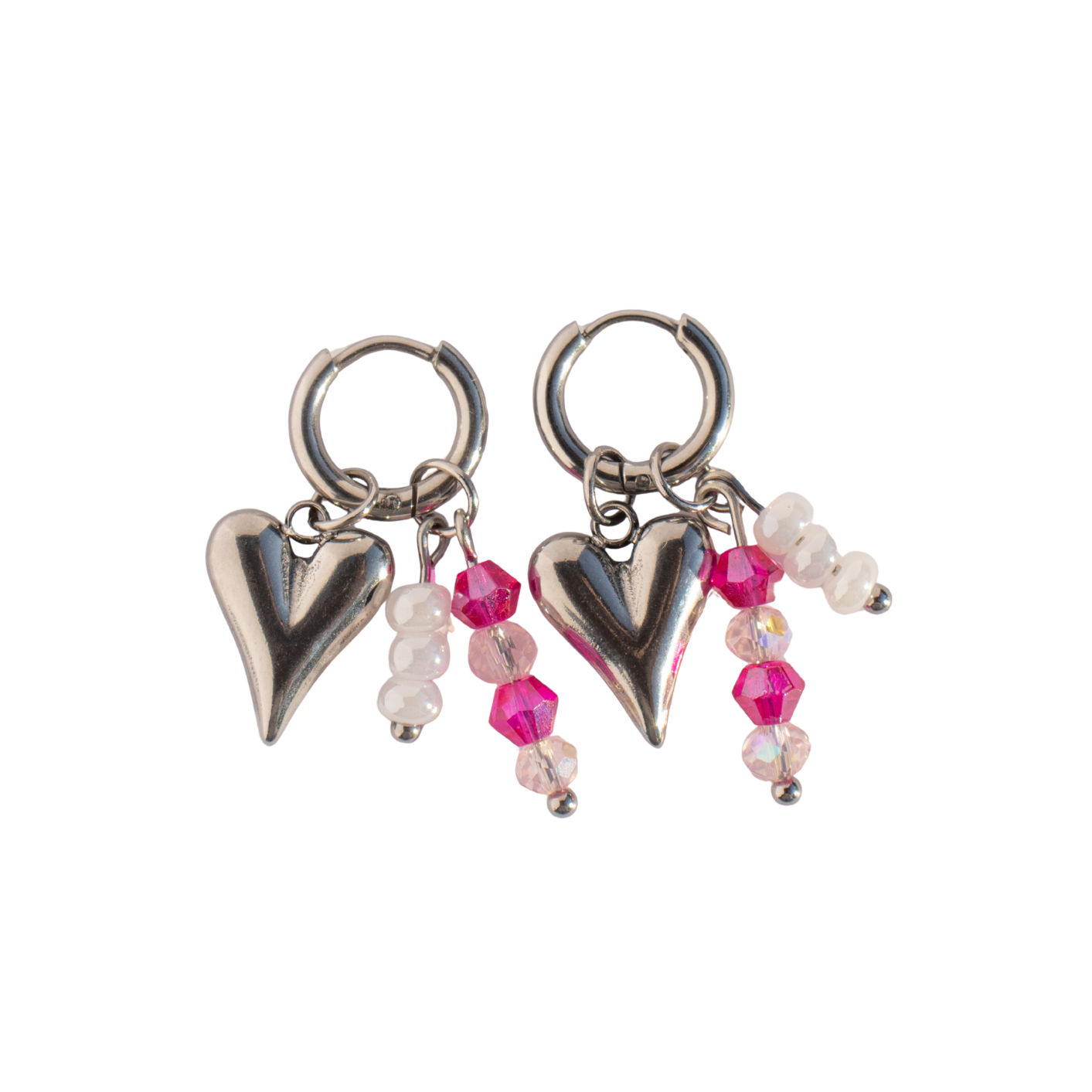 Oorbellen Big Love Zilver