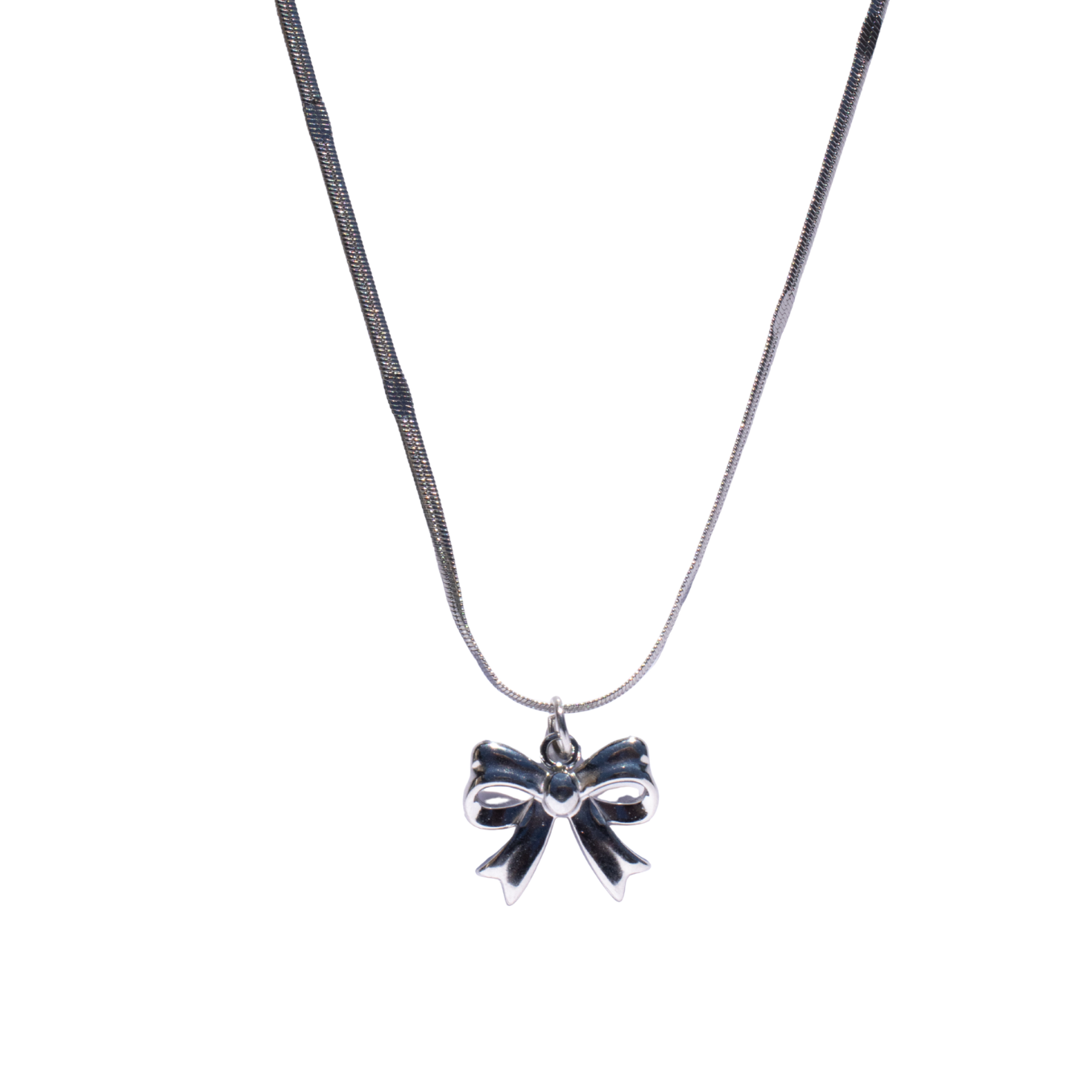 Ketting Bow zilver