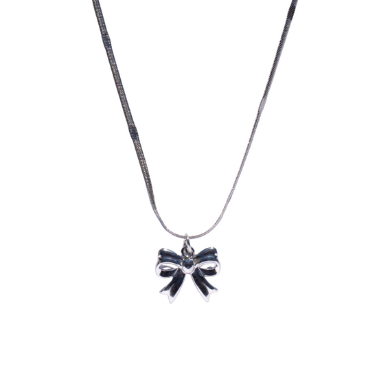 Ketting Bow zilver
