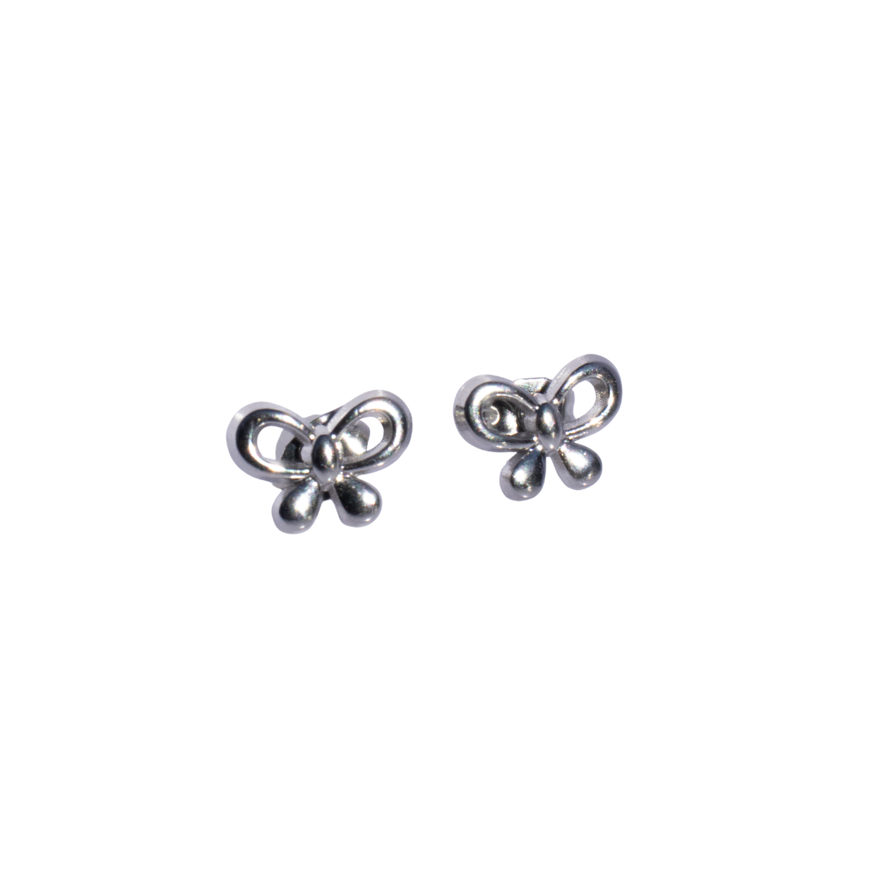 Oorbel Bow Zilver