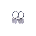 Oorbellen Butterfly Big Zilver