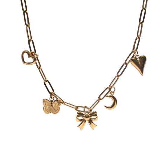 Bedelketting Celebrate goud