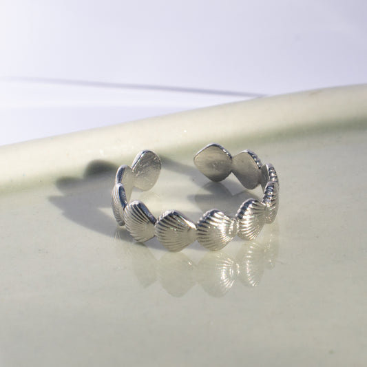 Ring Shell zilver