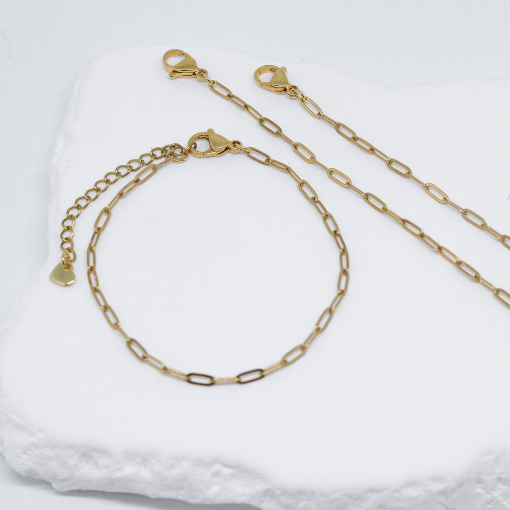 Armband Schakel Goud