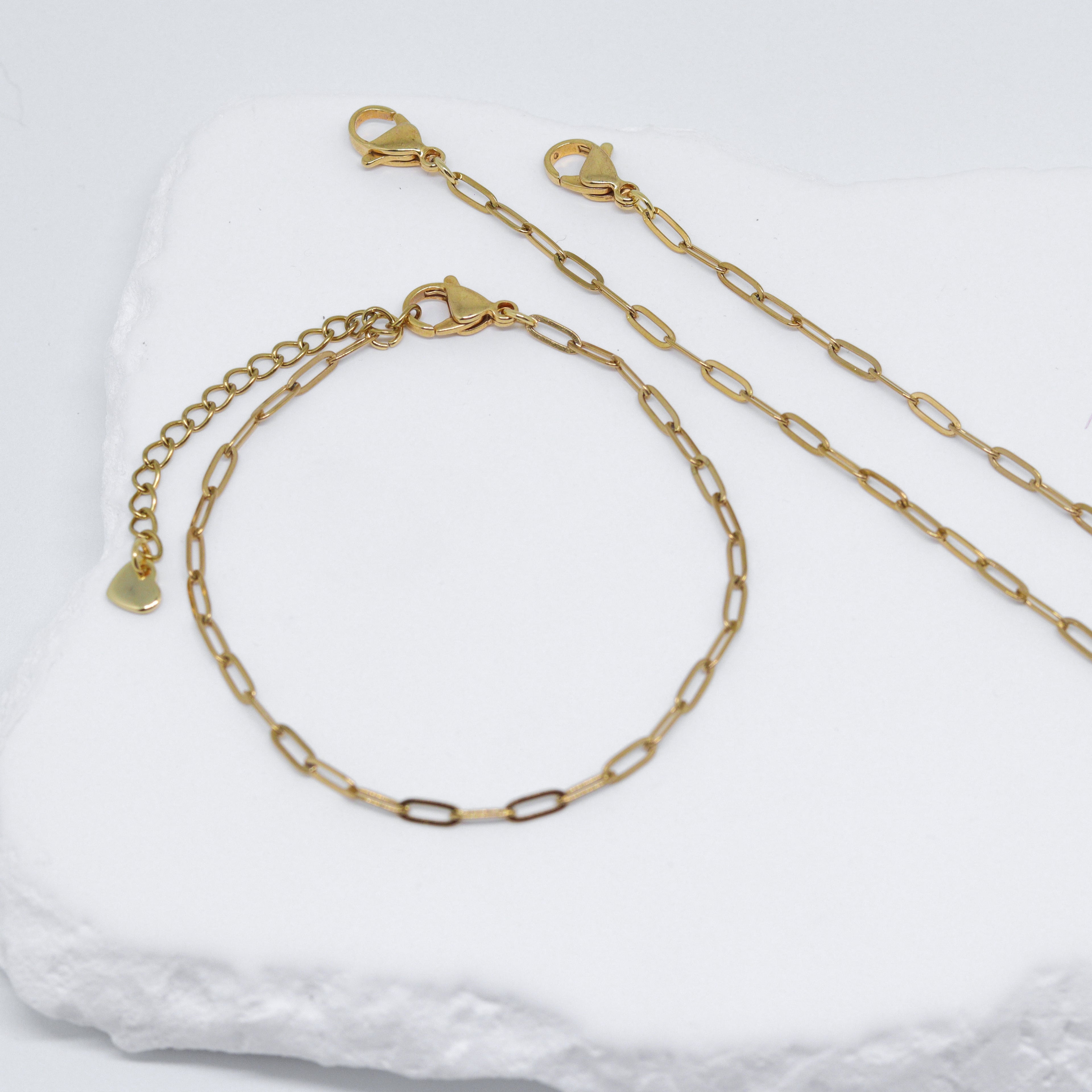 Armband Schakel Goud