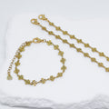 Armband Klaver goud
