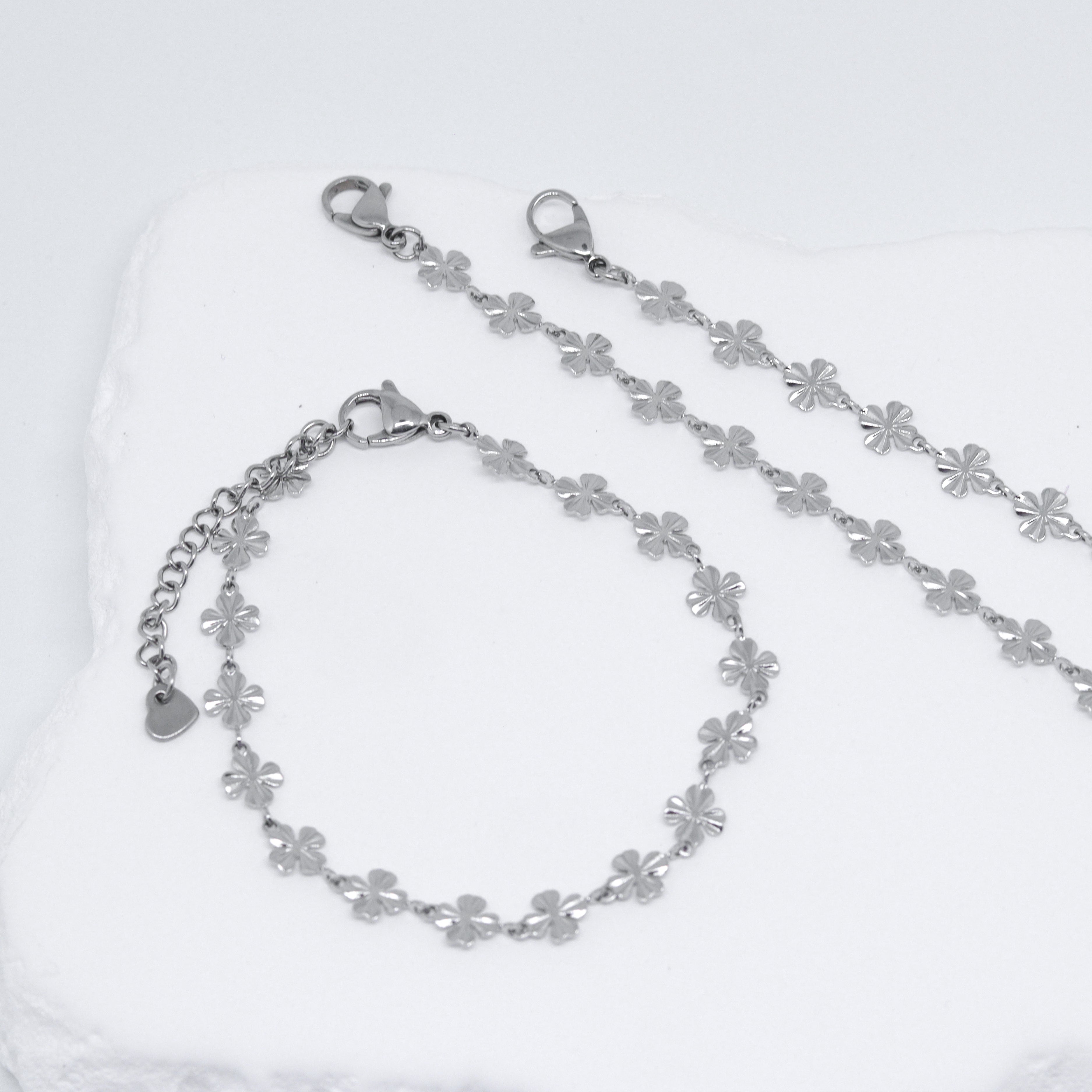 Armband Klaver Zilver