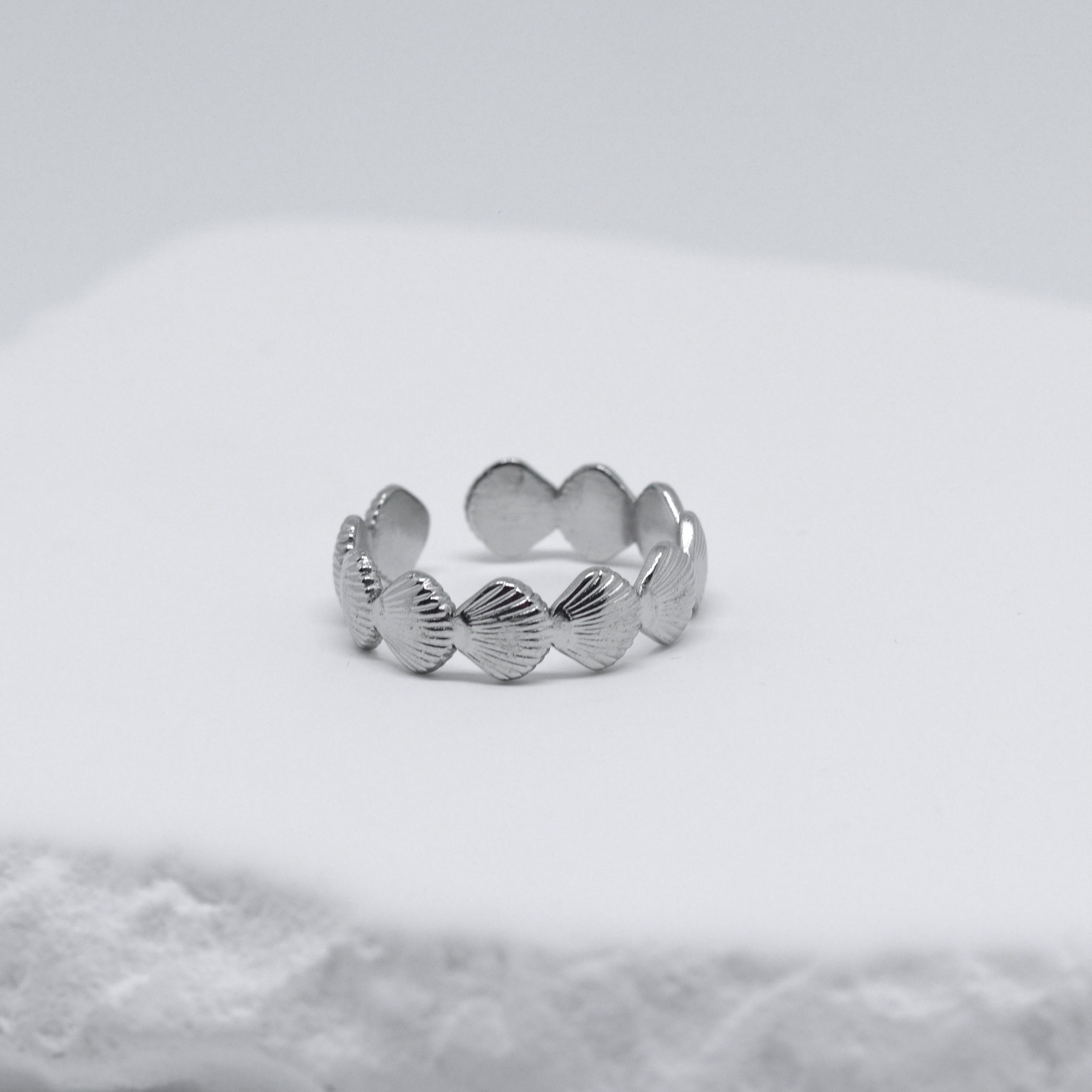 Ring Shell Zilver