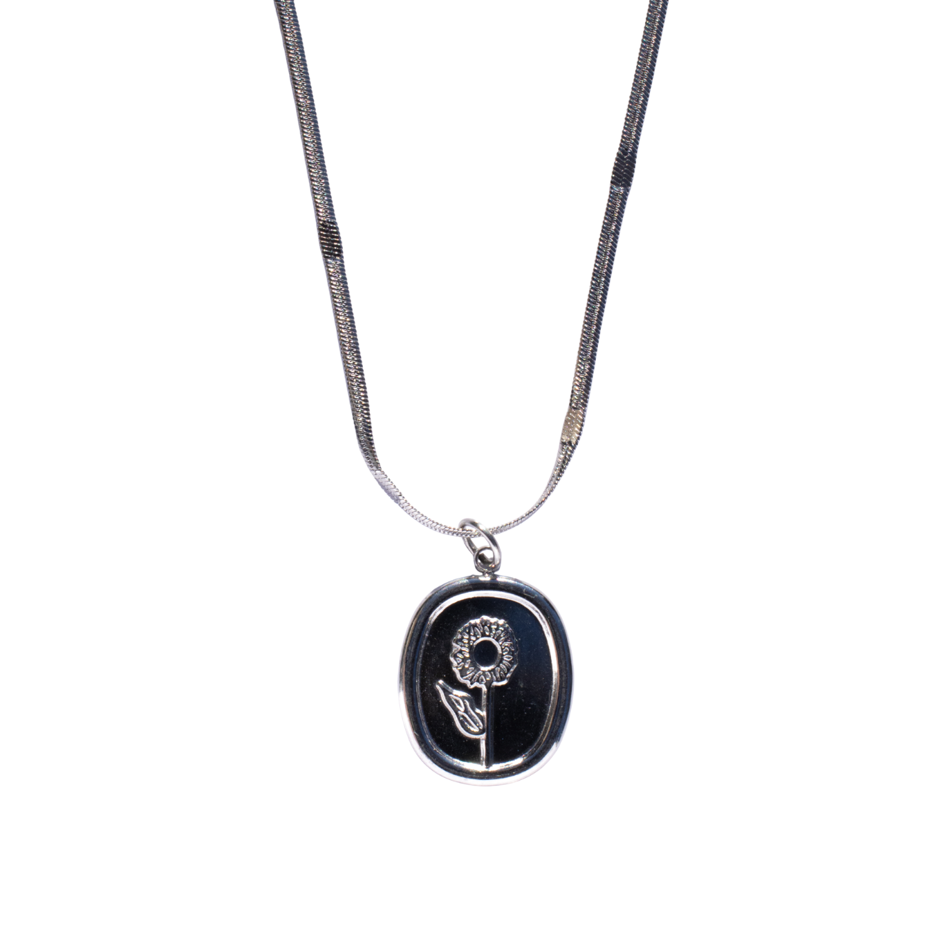 Ketting Fems Flower Zilver