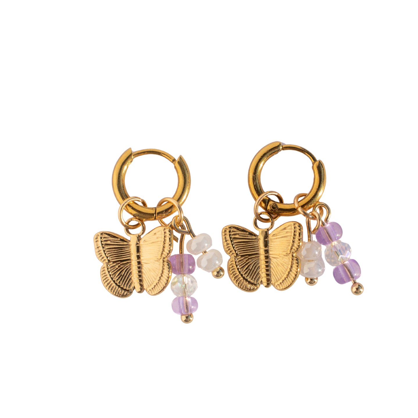 Oorbellen Flores Goud