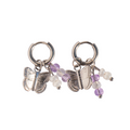 Oorbellen Flores Zilver