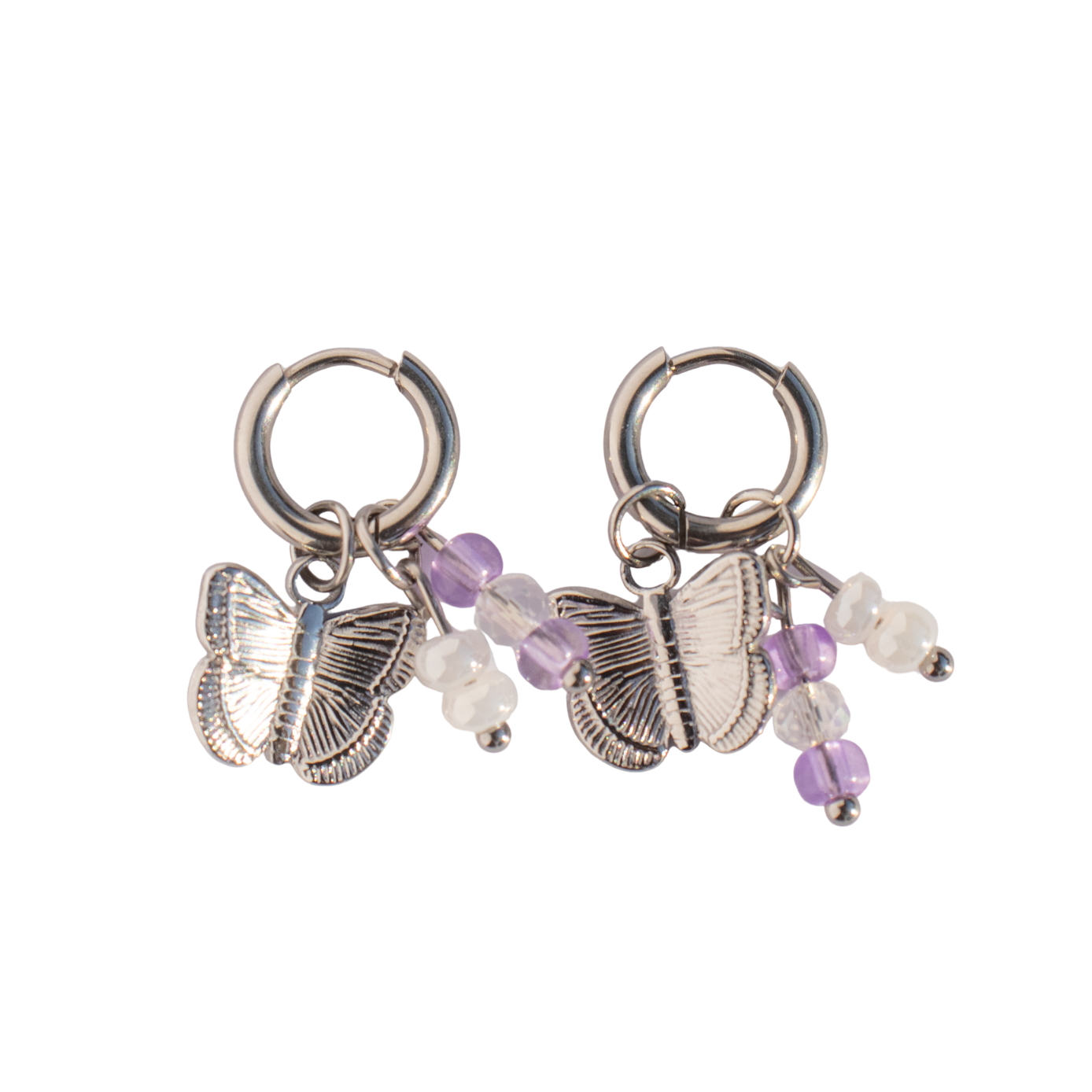 Oorbellen Flores Zilver