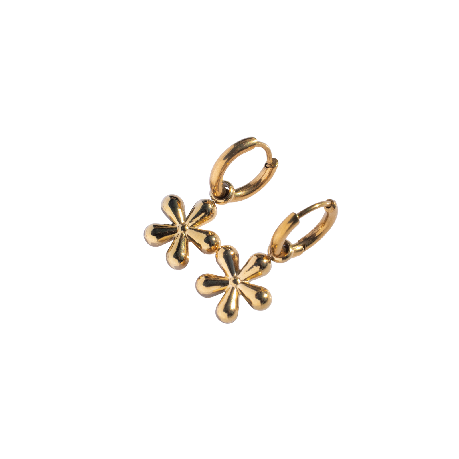 Oorbellen Flower Goud