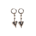 Oorbellen Heart of Pearls Zilver