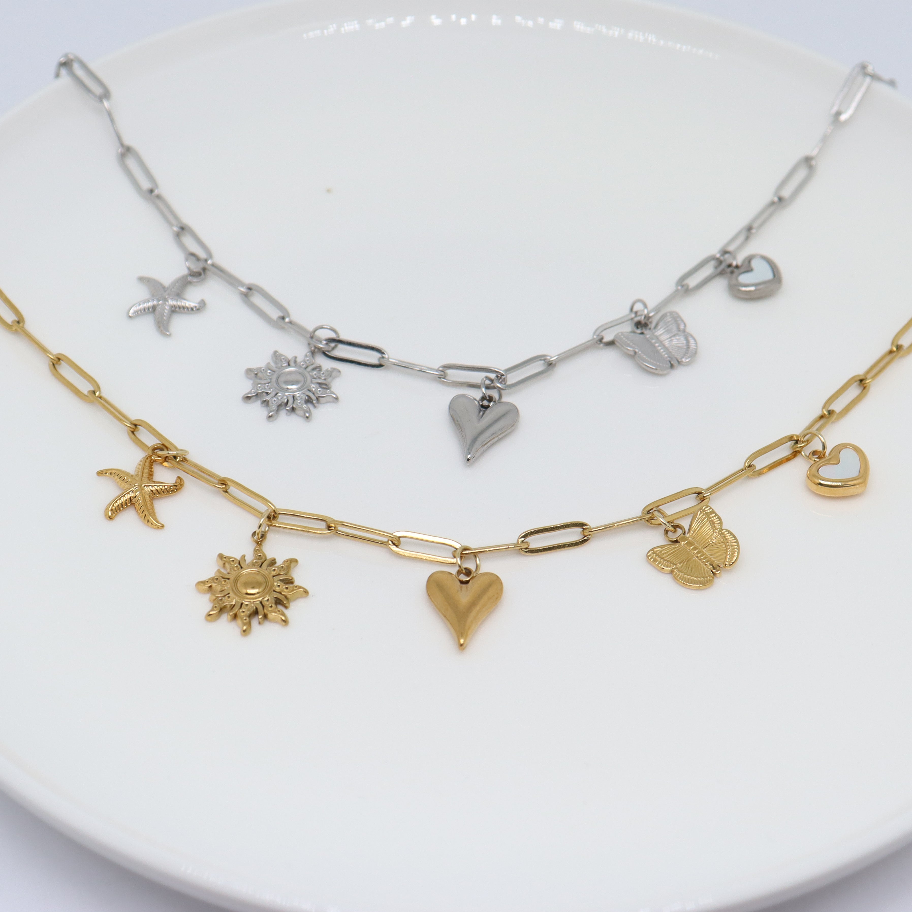 Bedelketting Summer Love Goud