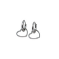 Oorbellen Open Heart Zilver