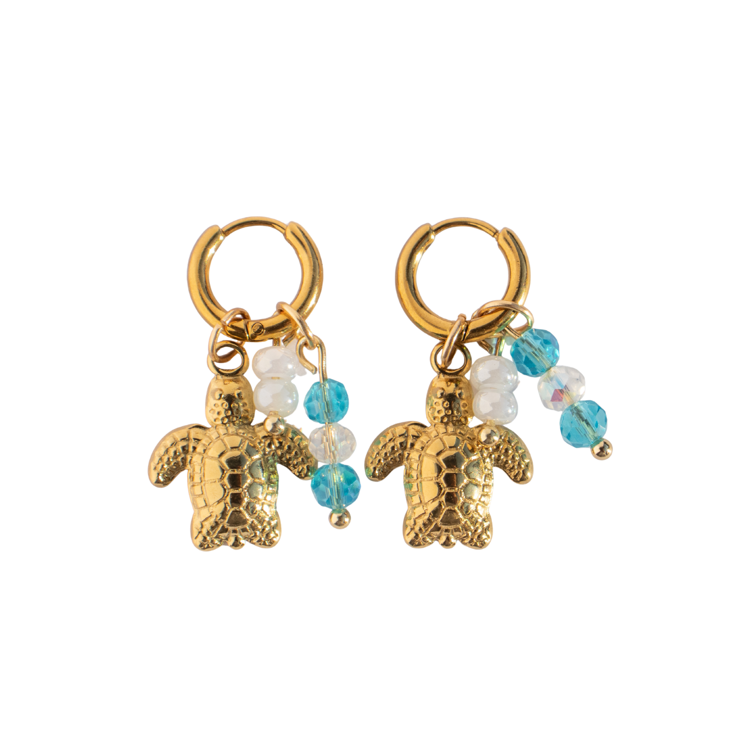 Oorbellen Sea Life Goud