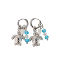 Oorbellen Sea Life Zilver