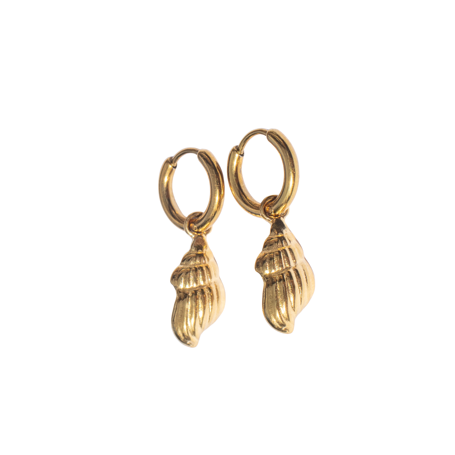 Oorbellen Shell Goud