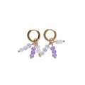 Oorbellen Shining Pearl Goud Paars