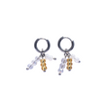 Oorbellen Shining Pearl Zilver Goud