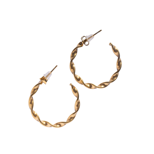 Oorbel Swirl goud