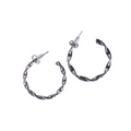Oorbel Swirl Zilver