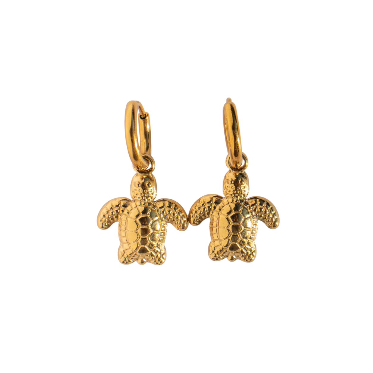 Oorbellen Turtle Goud