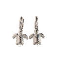 Oorbellen Turtle Zilver