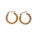 Oorbellen Twist Goud