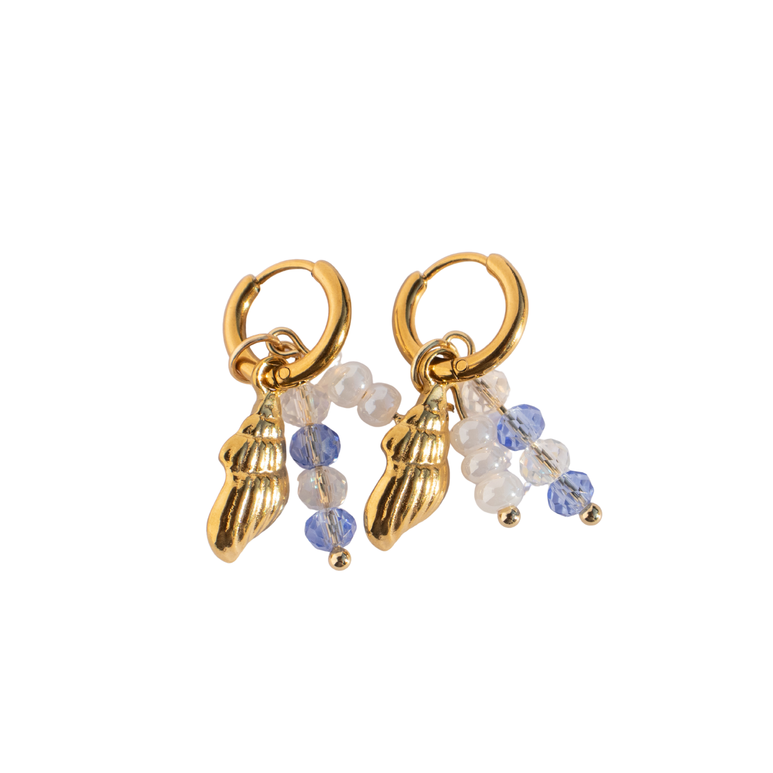 Oorbellen Wave goud