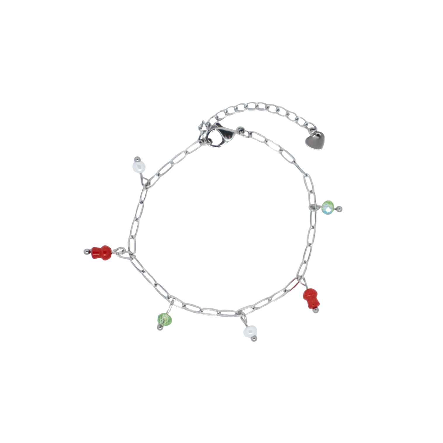 Bedelarmband Mushroom Zilver