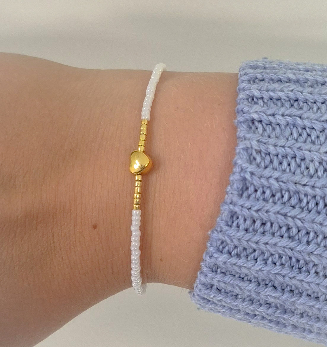 Pearl Heart Armband