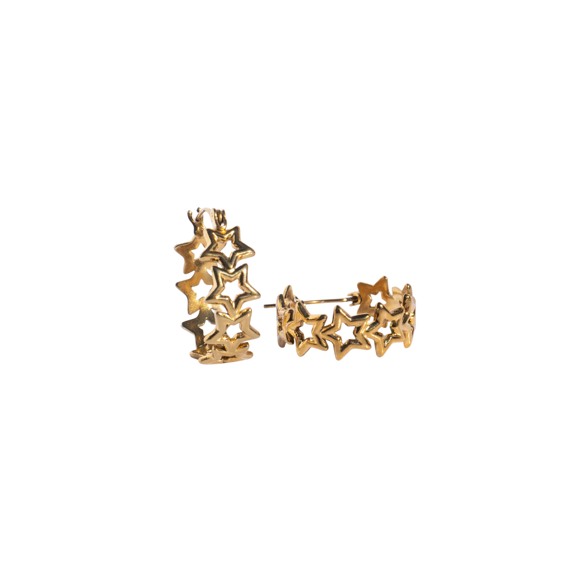 Oorbellen Star Goud